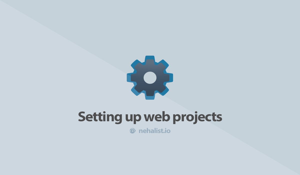 Setting up web projects
