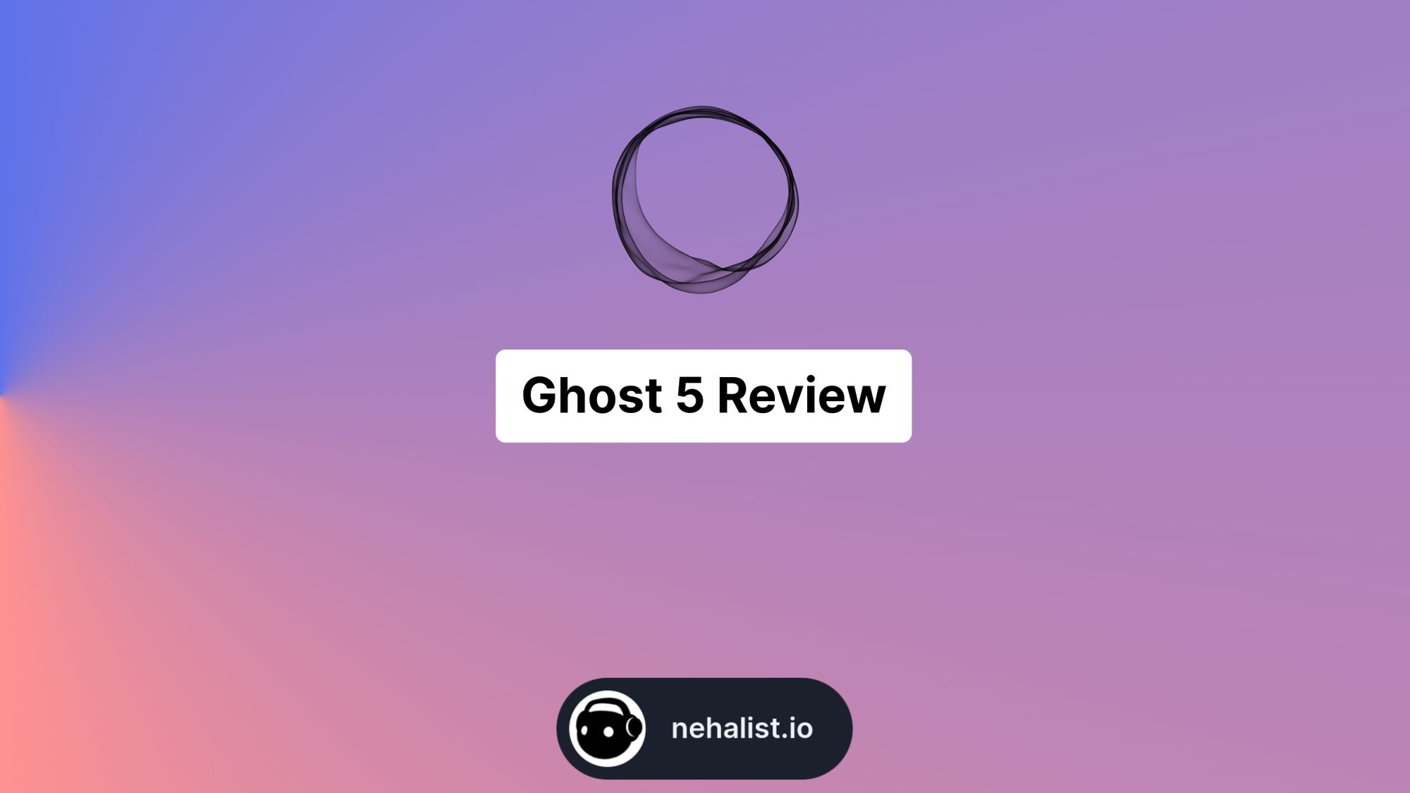 Reviewing the Ghost 5 blogging platform - The good, the bad, and the ugly